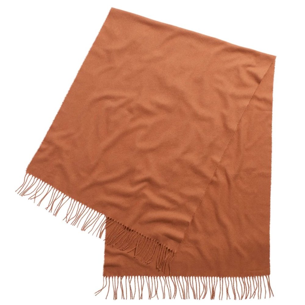 Madewell Fringes Scarf in Dried Cedar - Like New